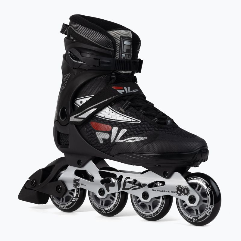 Pánske kolieskové korčule FILA Legacy Pro 80 black/silver/red