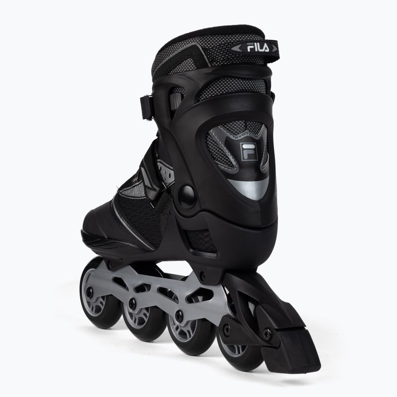 Pánske kolieskové korčule FILA Legacy Pro 80 black/silver/red 3