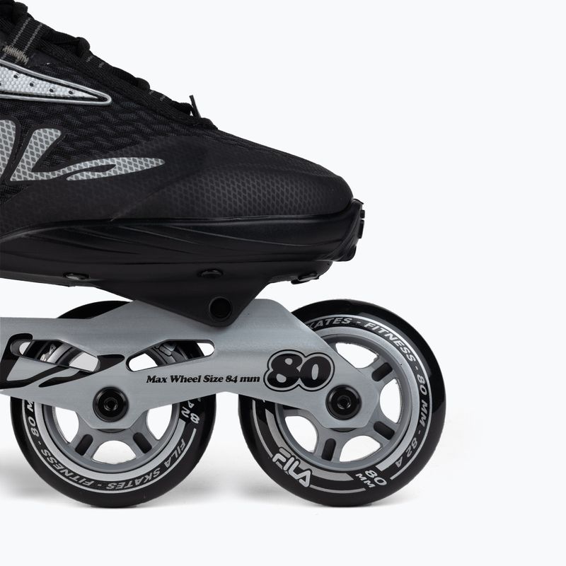 Pánske kolieskové korčule FILA Legacy Pro 80 black/silver/red 6