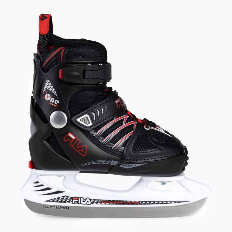Detské korčule FILA X-One black/red 2