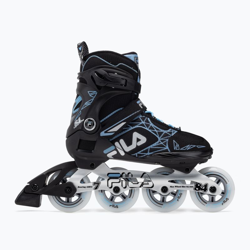 Dámske kolieskové korčule FILA Legacy Pro 84 black/light blue 2