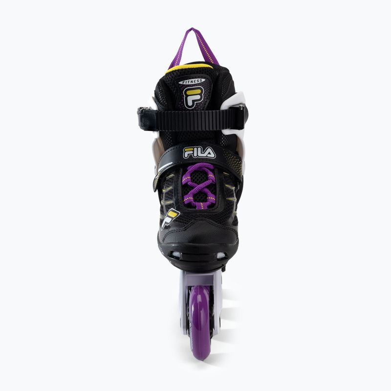 Detské kolieskové korčule FILA Wizy G black/yellow magenta 4