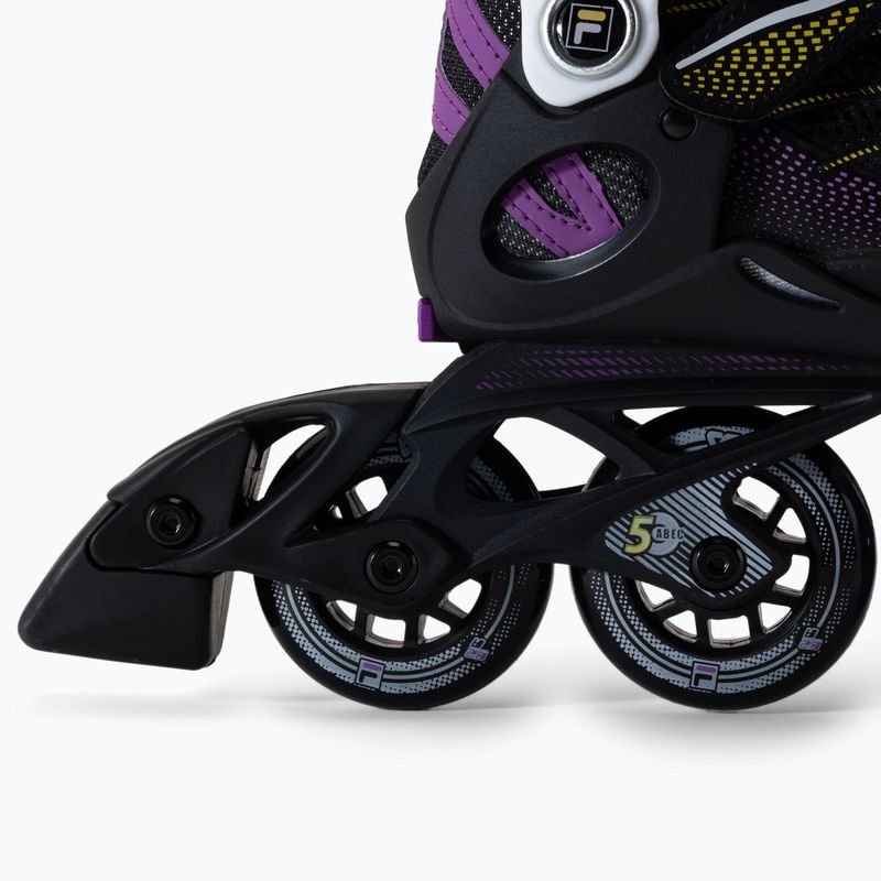 Detské kolieskové korčule FILA Wizy G black/yellow magenta 7
