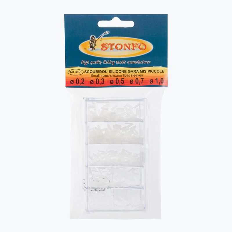 Stonfo rezané silikónové plávajúce hadice biele 218532