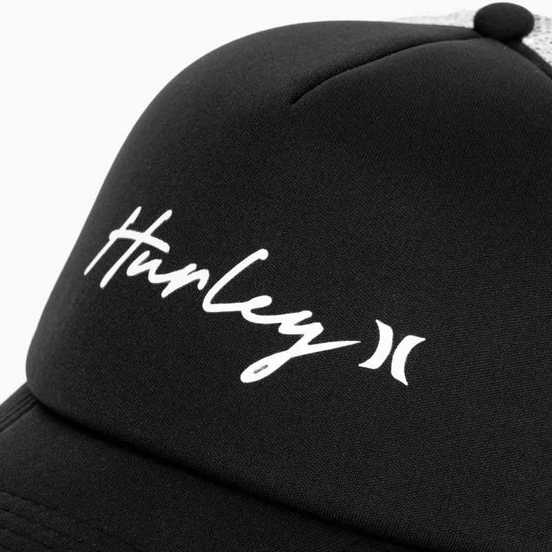 Dámska šiltovka Hurley Icon Script Trucker black/white 3