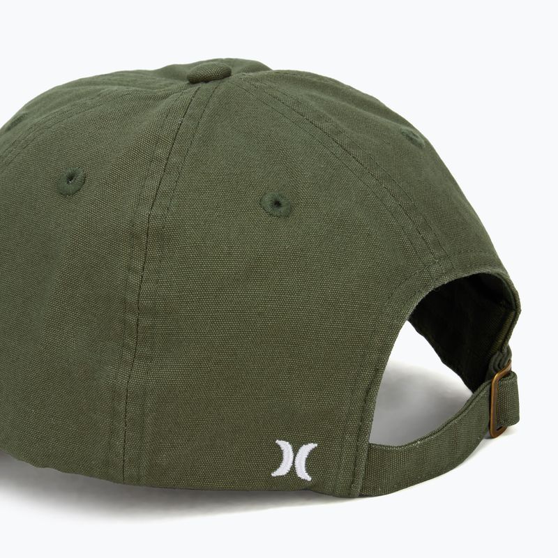 Pánska bejzbalová čiapka Hurley Blank Canvas olive 4