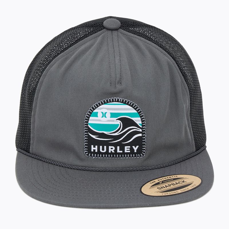 Hurley Mavericks Trucker pánska bejzbalová čiapka tmavo šedá 2