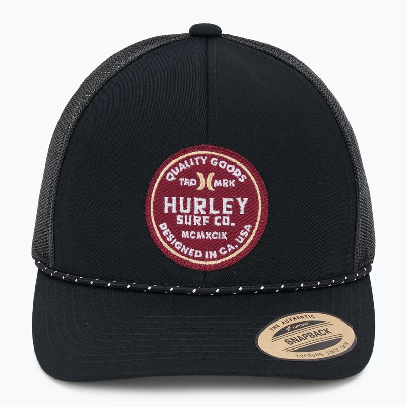 Hurley Jetties Trucker pánska baseballová čiapka čierna 2