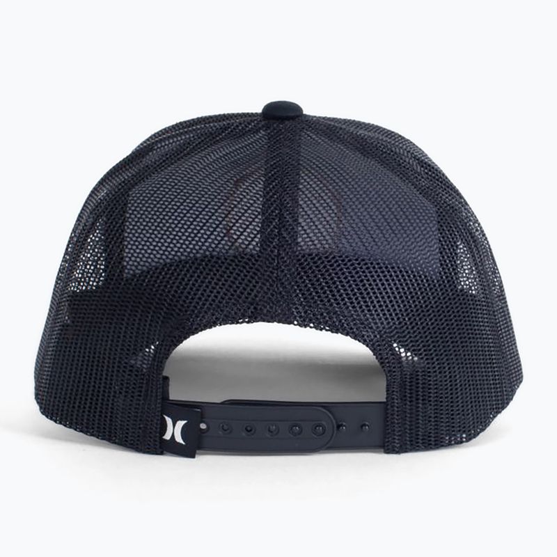 Hurley Jetties Trucker pánska baseballová čiapka čierna 2