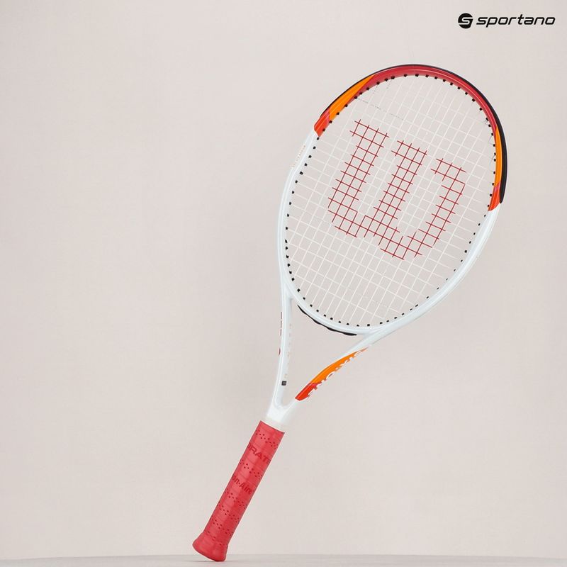 Tenisová raketa Wilson Six One červená a biela WR125010 12