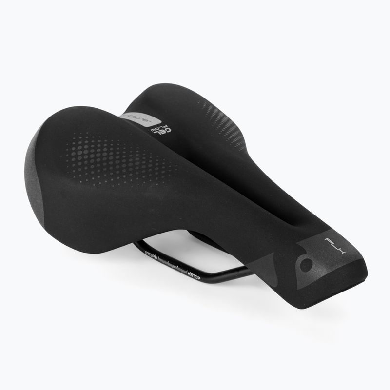 Cyklistické sedlo Sportourer FLX Lady Gel Flow čierne