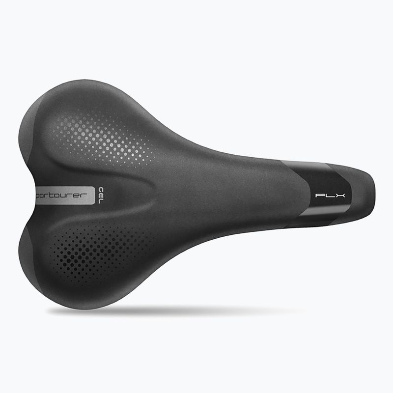 Cyklistické sedlo Sportourer FLX Lady Gelové čierne