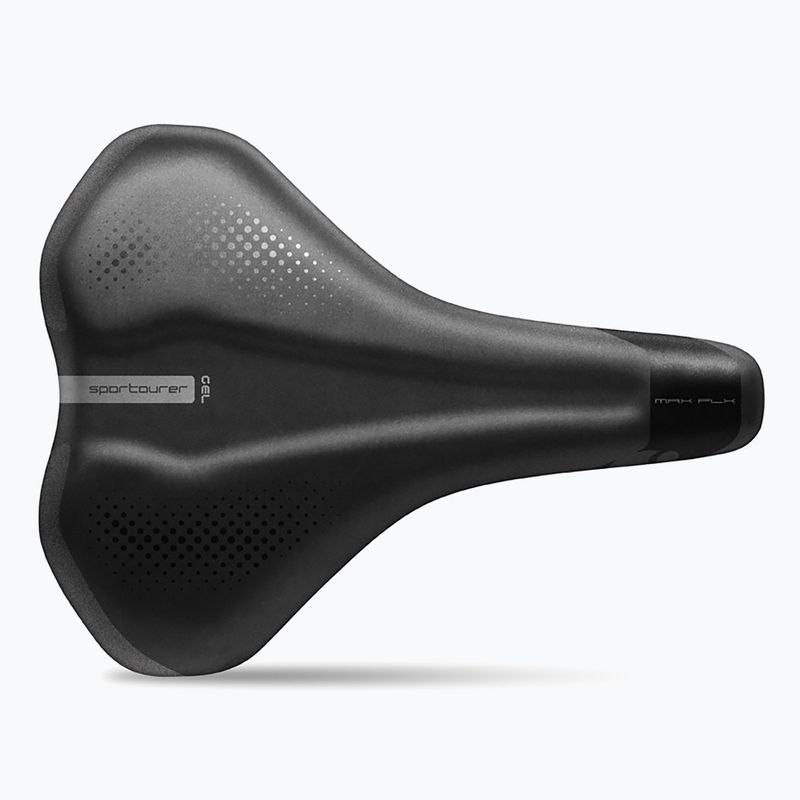 Cyklistické sedlo Sportourer Max FLX Gel čierne