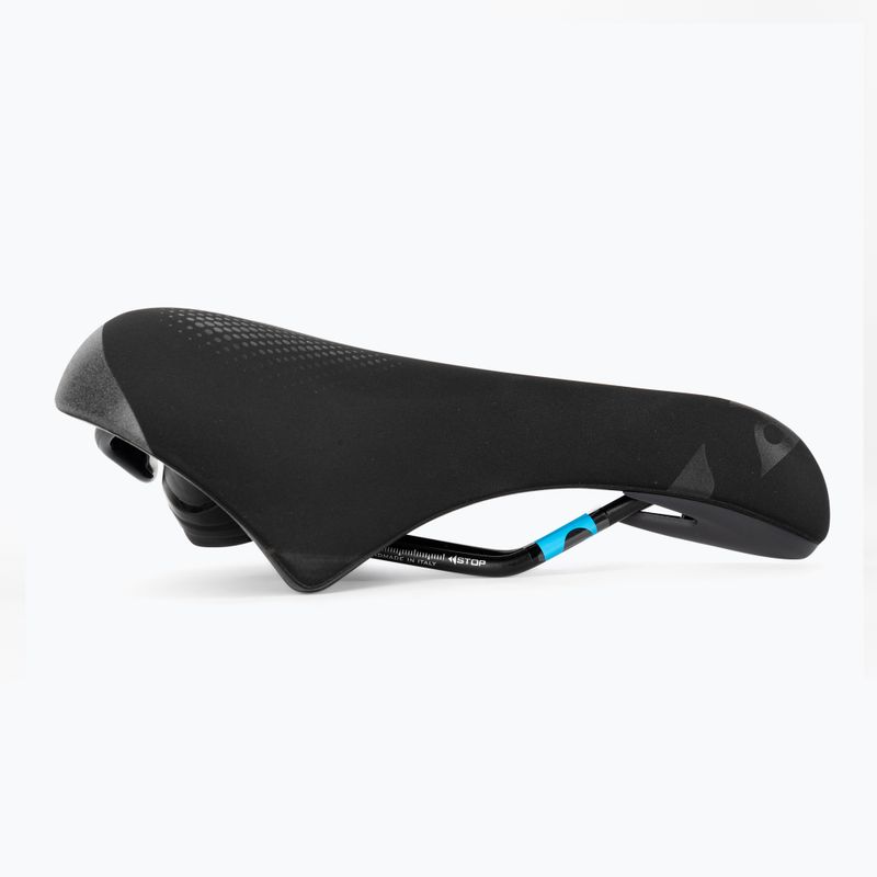 Cyklistické sedlo Sportourer Kaalam Gel Flow čierne 2