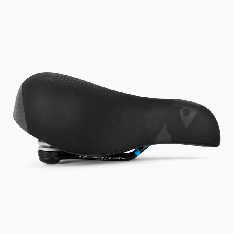 Cyklistické sedlo Sportourer Zeta Comfort Gel Flow čierne 2