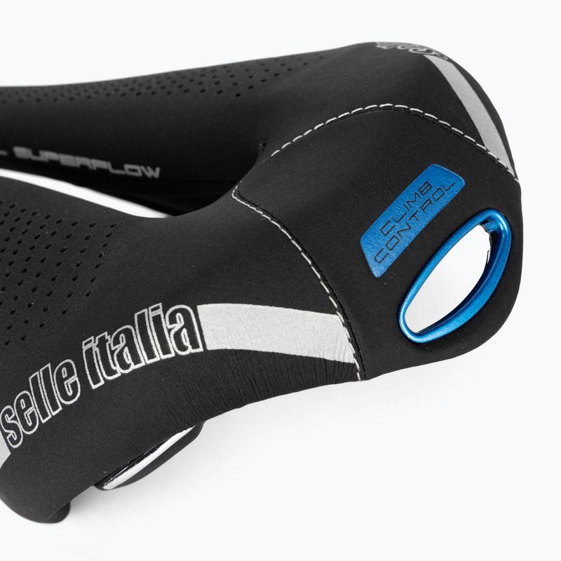 Selle Italia Max Flite E-Bike Gel Superflow L TI 316 Rail, Fibra-Tek, Mokka čierne sedlo na bicykel 6