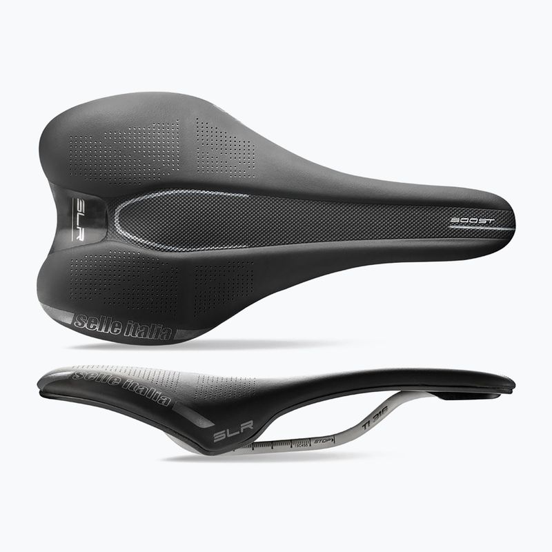 Sedlo na bicykel Selle Italia Slr Boost Ti 316 Rail Fibra-Tek čierne SIT-41A12IKC1 6