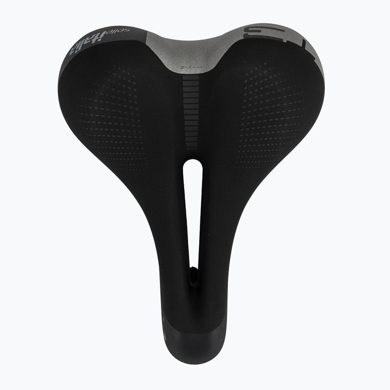 Sedlo na bicykel Selle Italia Sportouring T 3 Flow, Fec Alloy Rail, Soft-Tek, Light Gel black 3