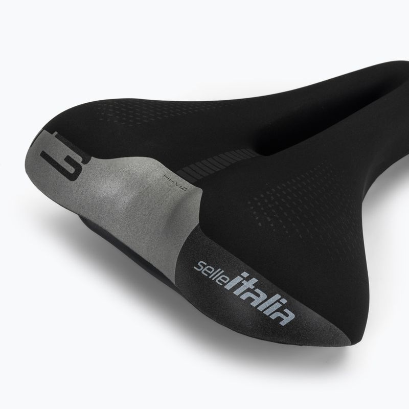 Sedlo na bicykel Selle Italia Sportouring T 3 Flow, Fec Alloy Rail, Soft-Tek, Light Gel black 5