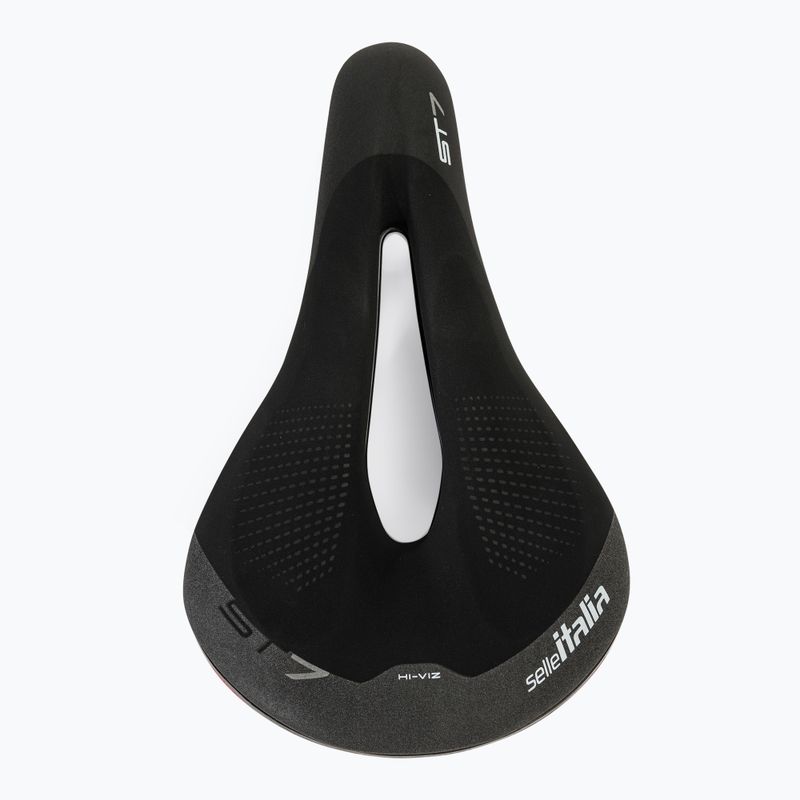 Sedlo na bicykel Selle Italia Sportouring ST 7 Superflow, Fec Alloy Rail, Soft-Tek, Light Gel black 3