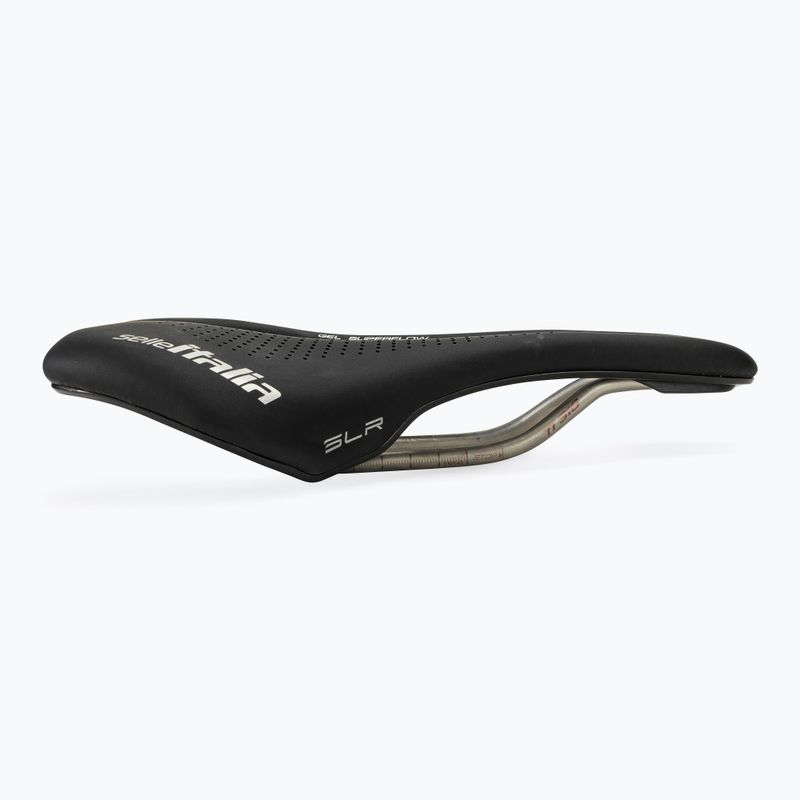 Sedlo na bicykel Selle Italia Max SLR Boost Gel Superflow, TI 316 Rail, Fibra-Trek, Light Gel black 2
