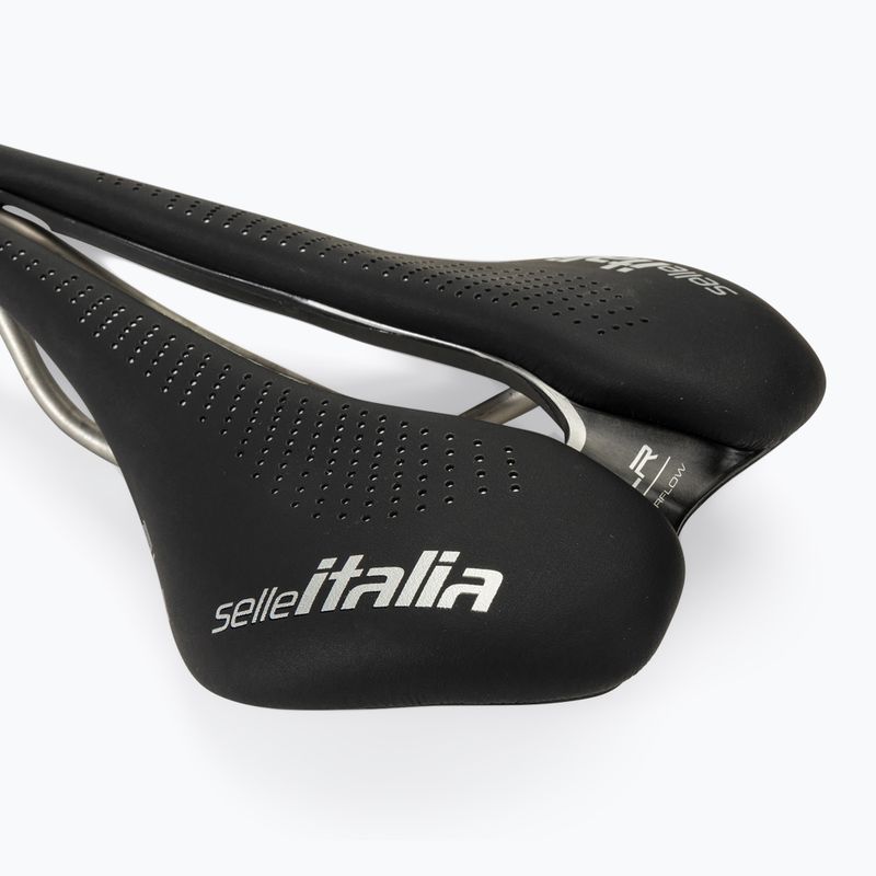 Sedlo na bicykel Selle Italia Max SLR Boost Gel Superflow, TI 316 Rail, Fibra-Trek, Light Gel black 5