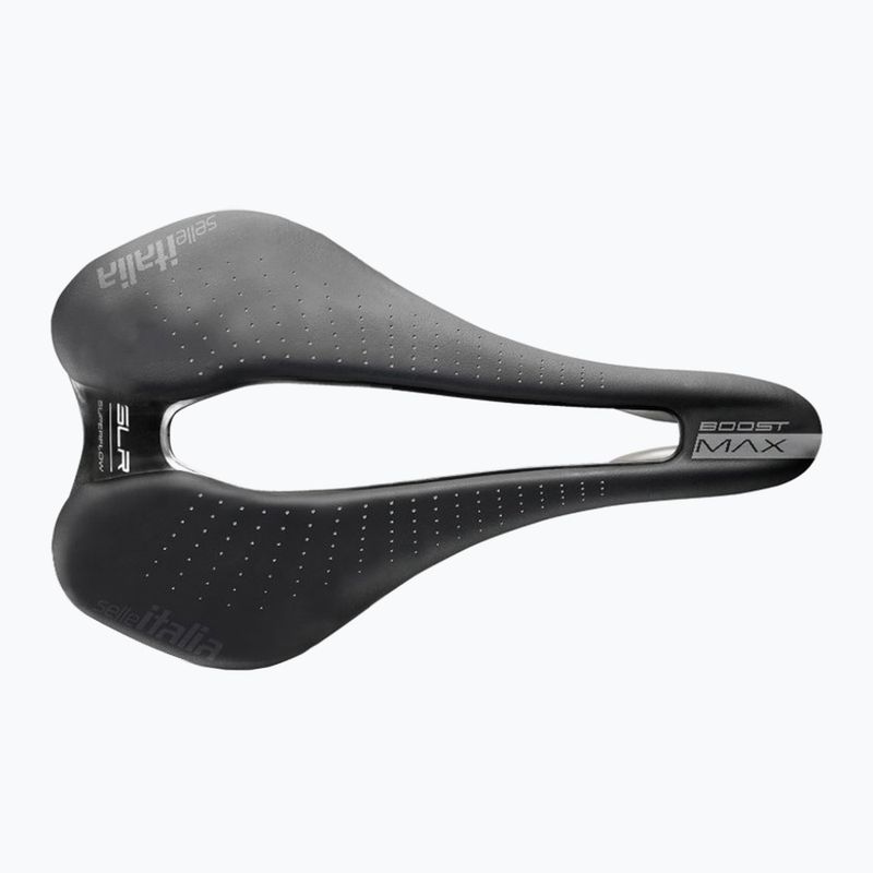 Sedlo na bicykel Selle Italia Max SLR Boost Gel Superflow, TI 316 Rail, Fibra-Trek, Light Gel black 7