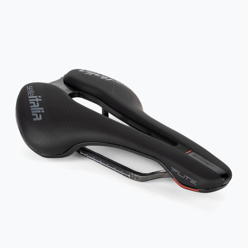 Sedlo na bicykel Selle Italia Flite Boost Kit Carbonio Superflow Carbon Rail+1Mm Fibra-Tek čierne SIT-17A92ICA11
