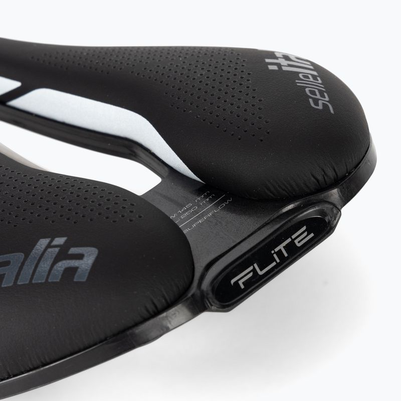 Sedlo na bicykel Selle Italia Flite Boost Endurance Superflow Ti 316 Rail Fibra-Tek čierne SIT-17A92IKC7 5
