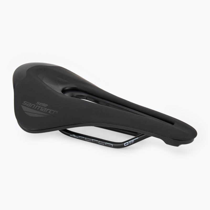 Cyklistické sedlo SAN MARCO Shortfit 2.0 Dynamic Open čierne