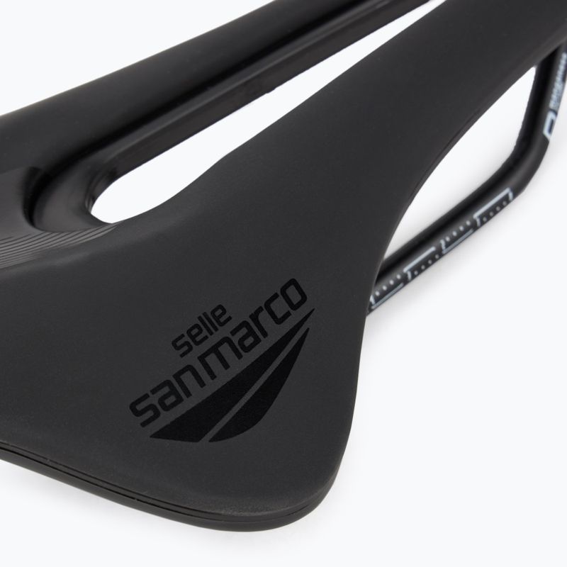 Cyklistické sedlo SAN MARCO Shortfit 2.0 Dynamic Open čierne 6