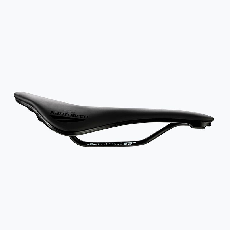 Cyklistické sedlo SAN MARCO Shortfit 2.0 Sport Open čierne