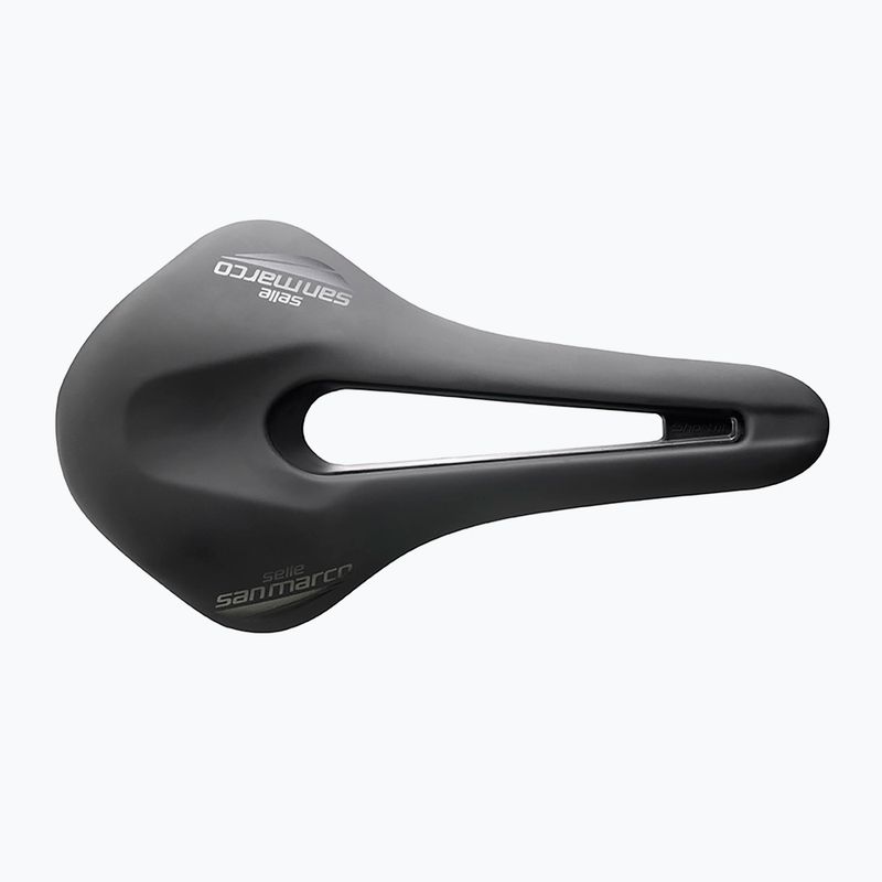 Cyklistické sedlo SAN MARCO Shortfit 2.0 Sport Open čierne 2