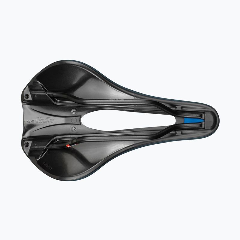 Cyklistické sedlo Selle Italia Novus Boost Evo Gravel TM Superflow, Manganese Rail, Soft-Trek blue 4