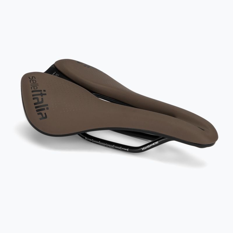 Sedlo na bicykel Selle Italia Novus Boost Evo Gravel TM, Superflow, Manganese Rail, Soft-Trek brown