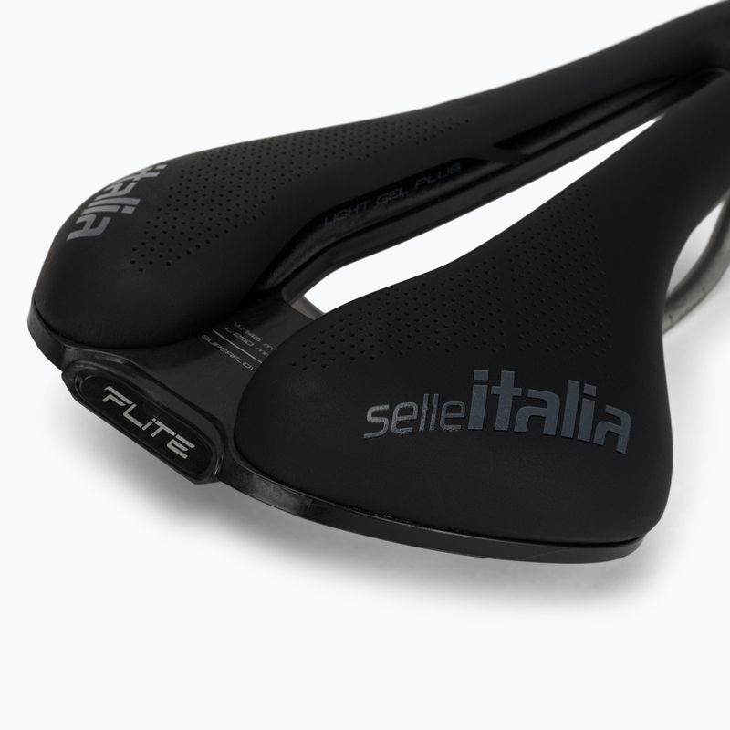 Sedlo na bicykel Selle Italia Flite Boost Gravel Superflow, Fibra-Tek, Light Gel black 5