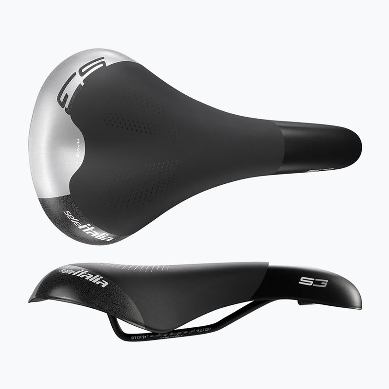 Cyklistické sedlo Selle Italia Sportouring S 3 čierne 2