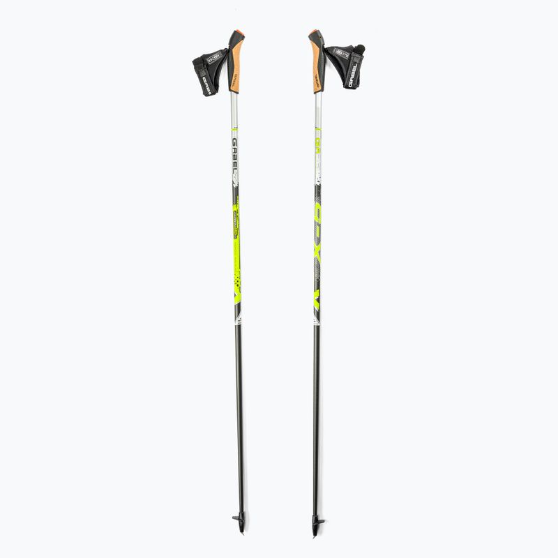 Palice na nordic walking GABEL X-5 čierne 7008351131050