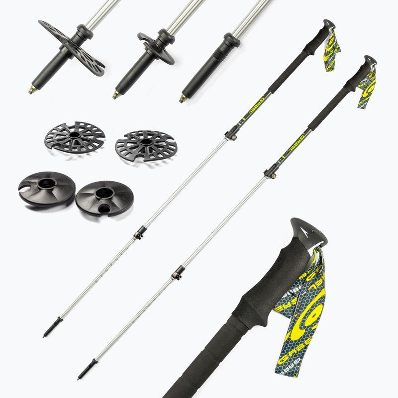 Trekingové palice GABEL Multigrip Carbon FAST LOCK black 7008450310000 7