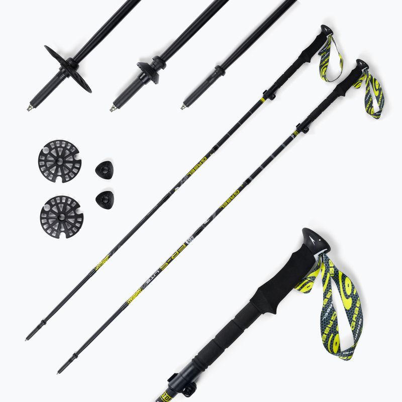 Palice na nordic walking GABEL FR-5 FL LITE XTL black 7008391800000 7