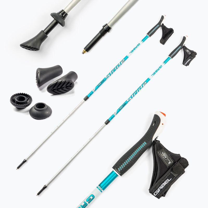 Palice na nordic walking GABEL Vario S - 9,6 zelené 7008350610000 7