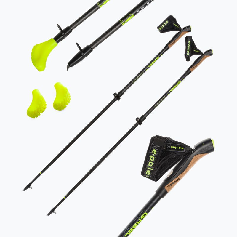 Nordic walking palice GABEL G-1A XTL E-Poles-S.Carbon black 7008370210000 4