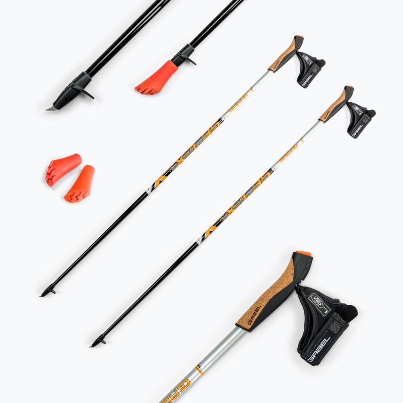 Palice na nordic walking GABEL X-1.35 black 7008361151050 6
