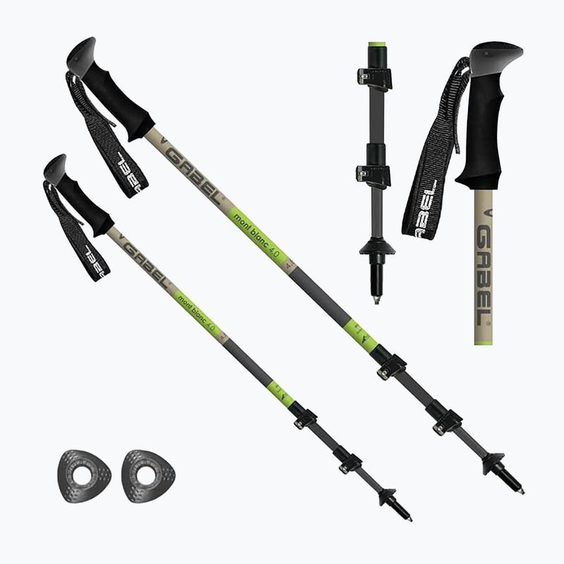 GABEL Mont Blanc F.L. 4.0 green trekingové palice 7008432300000 7