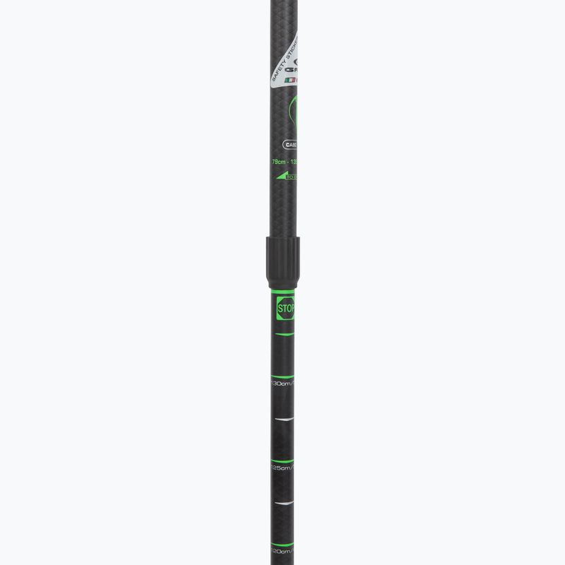 Nordic walking palice GABEL Carbon XT 2S 80 F.L. black/lime 4