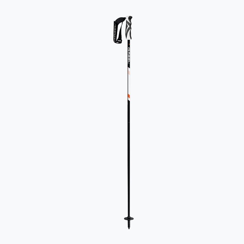 Lyžiarske palice GABEL Carbon Cross black/white mat 4