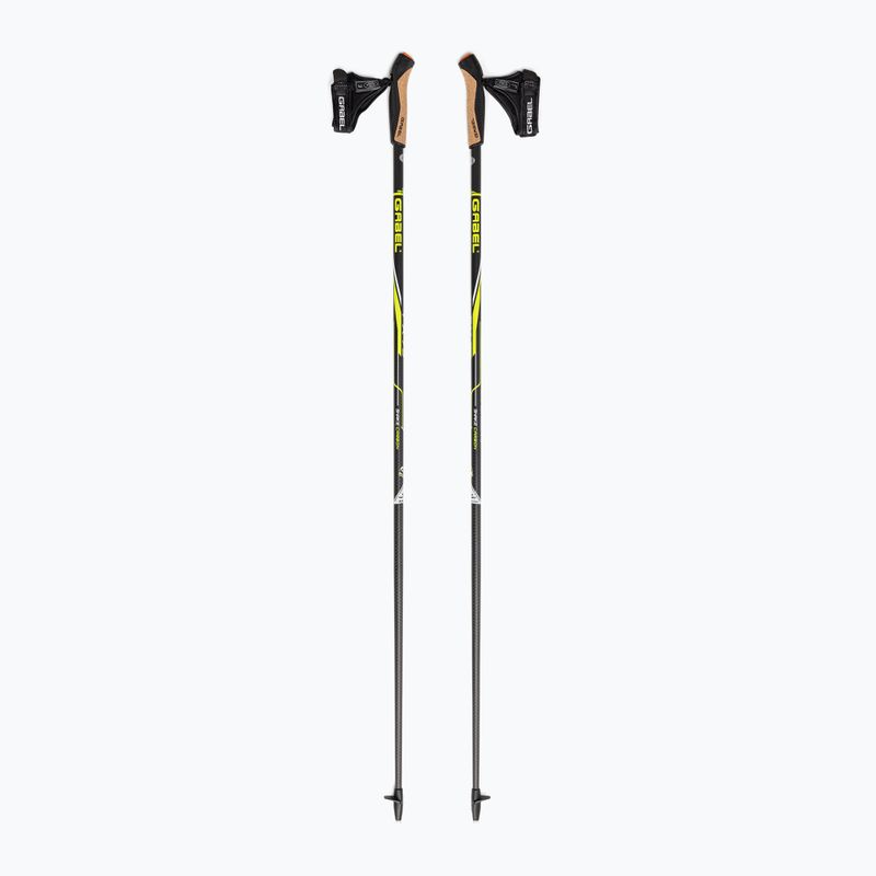 Palice na nordic walking GABEL FX-75 čierne