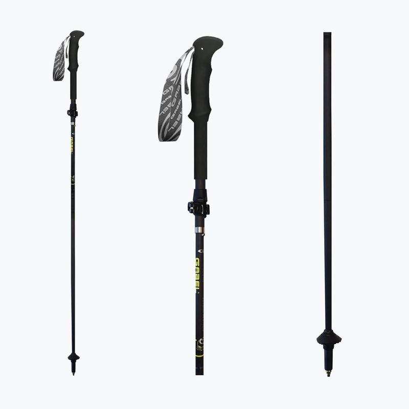Nordic walking palice GABEL Carbon Feather XTL black