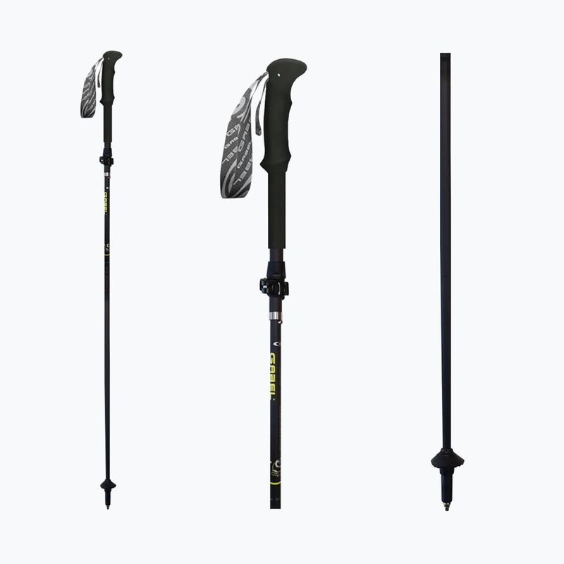 Nordic walking palice GABEL Carbon Feather XTS black