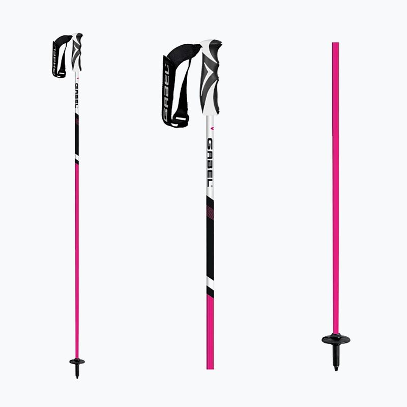 Lyžiarske palice GABEL Carbon Cross pink 6